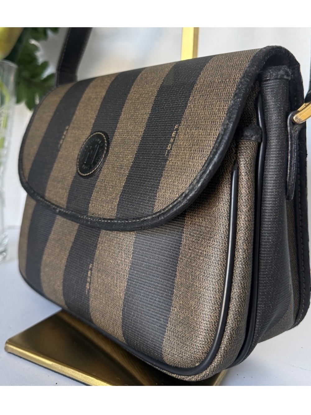 Authentic Fendi Roma Shoulder/Crossbody Bag